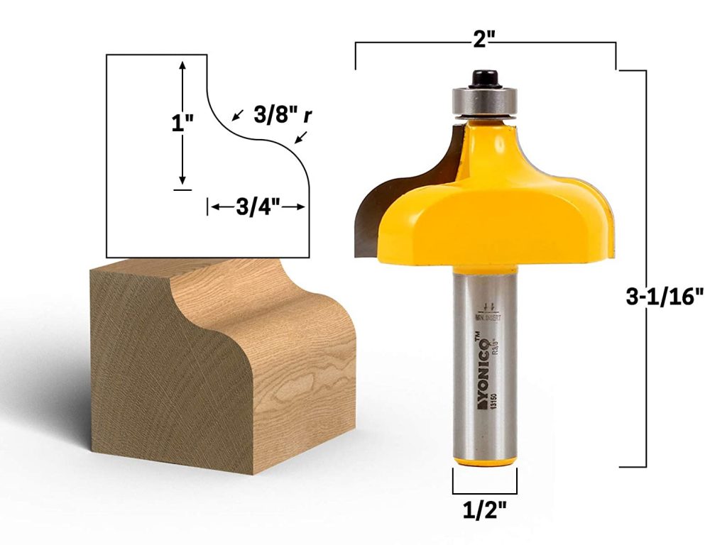 Ogee router bit