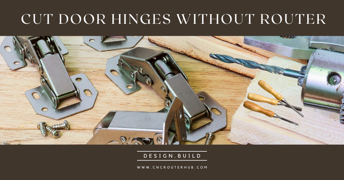 how to cut door hinges without router